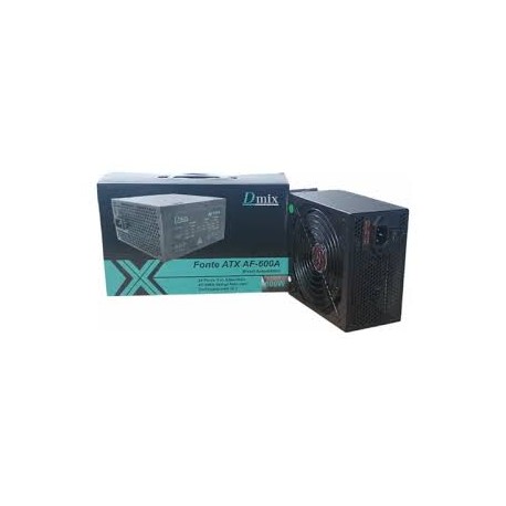 FONTE 600W REAL DMIX BIVOLT MOD AF-600A