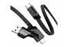 CABO USB 2 EM 1 A-C / C-C 1M C3TECH MOD CB-430GY