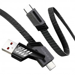 CABO USB 2 EM 1 A-C / C-C 1M C3TECH MOD CB-430GY
