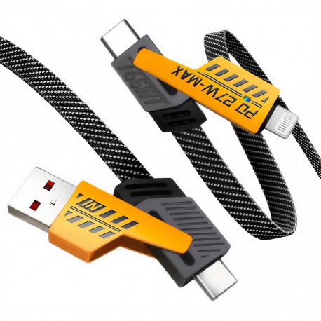 CABO USB 4 EM 1 A-C-L 1M C3TECH MOD CB-440YL