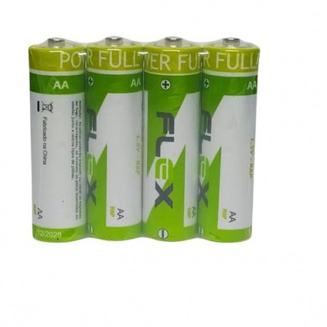 PACK C/ 4 PILHAS AA 1.5V FLEXGOLD MOD FX-2AZ
