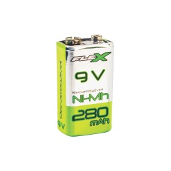 BATERIA RECARREGAVEL FLEXGOLD 9V 280MAH MOD FX-9V/28B1