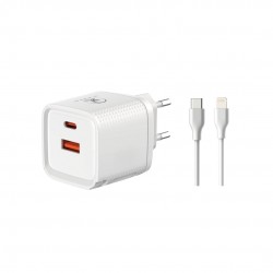 CARREGADOR TOMADA LIGHTNING PD 45W X-CELL MOD XC-UR56 BRANCO
