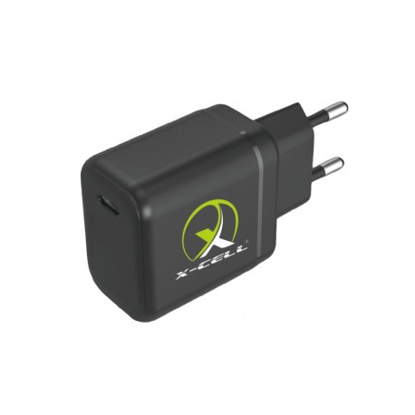 CARREGADOR TOMADA USB-C PD 40W X-CELL MOD XC-UR90 PRETO
