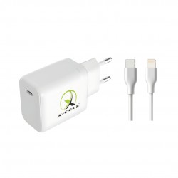 CARREGADOR TOMADA LIGHTNING PD 40W X-CELL MOD XC-UR93 BRANCO