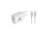 CARREGADOR TOMADA USB-C PD 40W X-CELL MOD XC-UR100 BRANCO