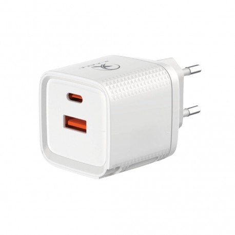 CARREGADOR TOMADA USB-C / USB 3.0 PD 45W X-CELL MOD XC-UR54 BRANCO