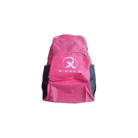 MOCHILA IMPERMEÁVEL 2 BOLSOS DE ZIPER X-CELL MOD XC-MH-01 ROSA