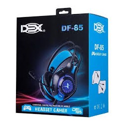 HEADSET GAMER DEX LED USB MOD DF-85