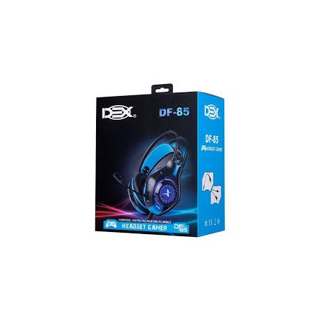 HEADSET GAMER DEX LED USB MOD DF-85