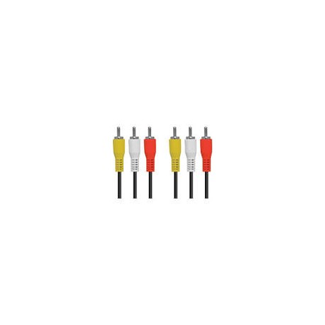 CABO VÍDEO RCA/RCA 1,8M 03 FIOS PLUS DATA MOD 1651