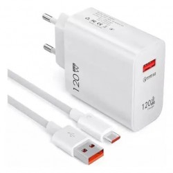 CARREGADOR TOMADA TYPE-C / USB-A MI 120W