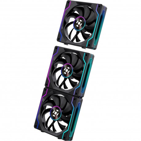 KIT 3 COOLER P/ GABINETE WIRELESS TWISTER FORTREK MOD 86941 PRETO