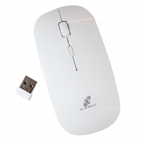 MOUSE ÓPTICO S/ FIO X-CELL MOD XC-MW-01 BRANCO 