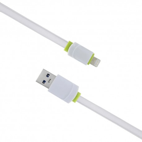 CABO USB FLAT LIGHTNING 1M X-CELL MOD XC-CD-58 BRANCO