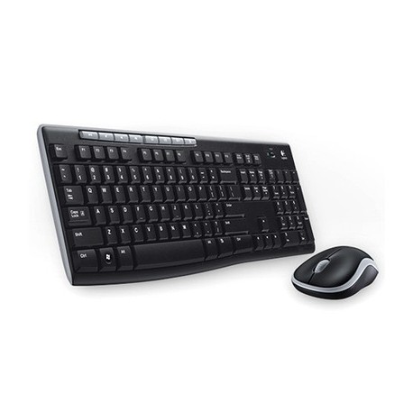 TECLADO+MOUSE LOGITECH S/ FIO MK270 PRETO