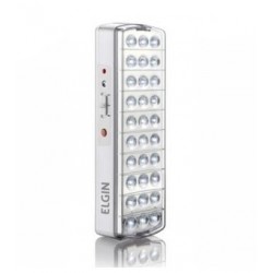 LUMINÁRIA EMERGÊNCIA ELGIN 30 LEDS BIVOLT MOD 48LEM30L0000