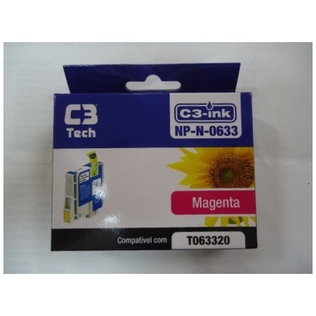CARTUCHO C3TECH COMPATÍVEL EPSON MOD NP-N-0633 MAGENTA