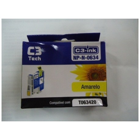 CARTUCHO C3TECH COMPATÍVEL EPSON MOD NP-N-0634 AMARELO