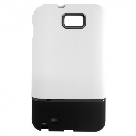 CAPA PROTETORA CLUBTECH P/ GALAXY NOTE BRANCO/PRETO CPCB0044
