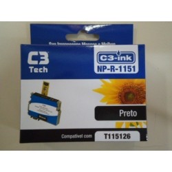 CARTUCHO C3TECH COMPATÍVEL EPSON MOD NP-R-1151 PRETO