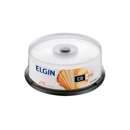CD-RW C/ 25 UNIDADES ELGIN MOD 82084