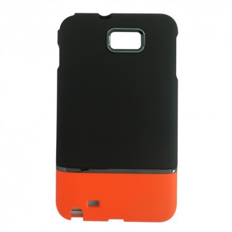 CAPA PROTETORA CLUBTECH P/ GALAXY NOTE PRETO/LARANJA CPCB0046
