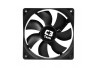 COOLER P/ GABINETE C3TECH 12X12 C/ LED PRETO STORM MOD F7-L100 