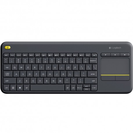 TECLADO+MOUSE TOUCH LOGITECH S/ FIO K400R PLUS PRETO
