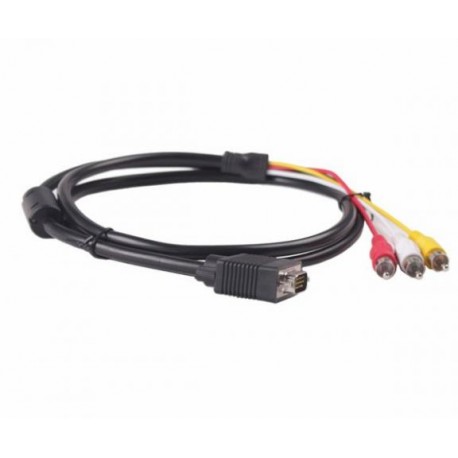 CONVERSOR VGA-M X 3RCA/M 1,5 METROS C/ FILTRO PLUS DATA MOD 573