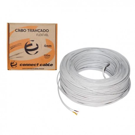 CABO TRANÇADO MULTITOC COAXIAL 4MM FLEXÍVEL C/ 100 MTS