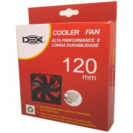 COOLER P/ GABINETE DEX 12X12 MOD DX-12C