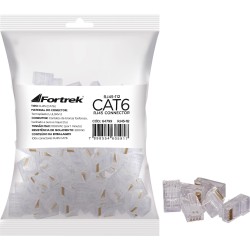 CONECTOR RJ45 CAT6 C/ 100 FORTREK MOD 62899