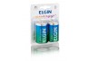 PACK D C/ 2 PILHAS 1.5V ALCALINA ELGIN LR20 MOD 82157