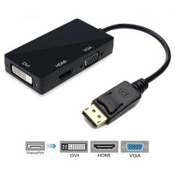 ADAPTADOR DISPLAYPORT DVI / HDMI / VGA 