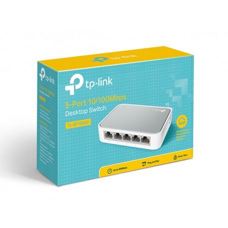 HUB SWITCH 5 PORTAS 10/100 TP-LINK TL-SF1005D