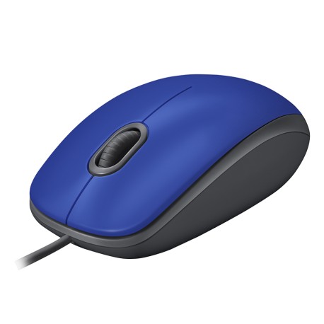 MOUSE ÓPTICO USB LOGITECH SILENT MOD M110 AZUL