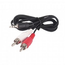 CABO VÍDEO P2/RCA 1,5 METROS 02 FIOS HARDLINE MOD 3N2
