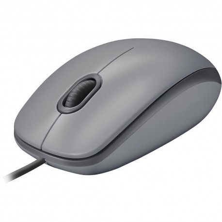 MOUSE ÓPTICO USB LOGITECH SILENT MOD M110 CINZA