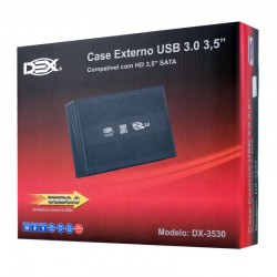 GAVETA EXTERNA USB 3.0 HD 3,5 SATA DEX MOD DX-3530
