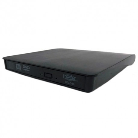 GRAVADOR DVD-RW EXTERNO USB 3.0 DEX MOD DG-300 PRETO