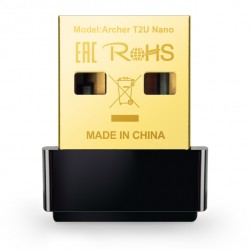 ADAPTADOR NANO WIRELESS USB TP-LINK AC600 MOD ARCHER T2U