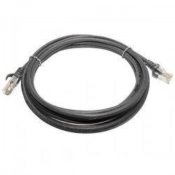 CABO REDE C/ CONECTOR RJ45 5M CAT6 PLUS CABLE MOD PC-ETH6U50BK
