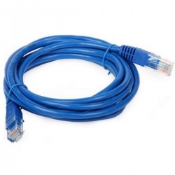 CABO REDE C/ CONECTOR RJ45 2,5M CAT5 PLUS CABLE MOD PC-ETHU25BL