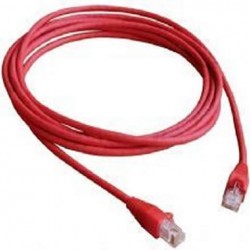 CABO REDE C/ CONECTOR RJ45 2,5M CAT5 PLUS CABLE MOD PC-ETHU25RD