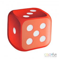 PAD MOUSE DECOR COLORFUN DADO RELIZA