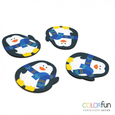 PORTA COPO DECOR COLORFUN FROZEN RELIZA C/ 4 UND