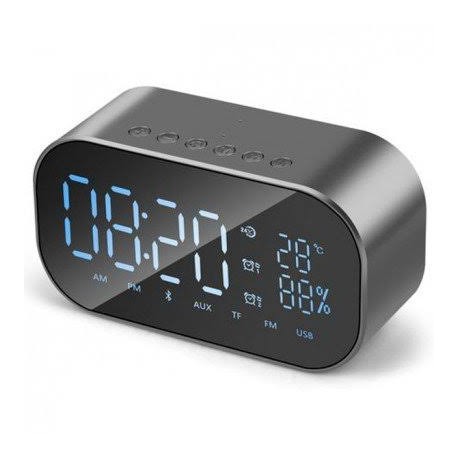 RADIO RELÓGIO 3W RMS BLUETOOTH HOOPSON MOD CLOCK-01