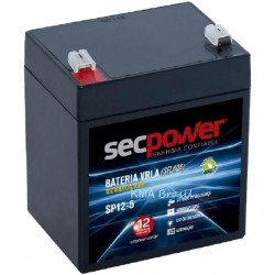 BATERIA P/ NOBREAK SECPOWER 12V 5AH MOD SP12-5