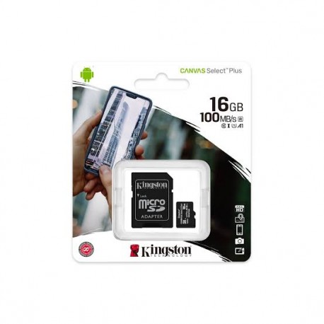 MICRO SD 16GB KINGSTON CLASS 10